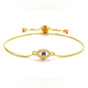 NWOT evil eye adjustable fashion bracelet